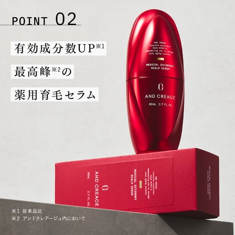 アンド クレアージュ　メディカルエストロジースカルプセラム 10