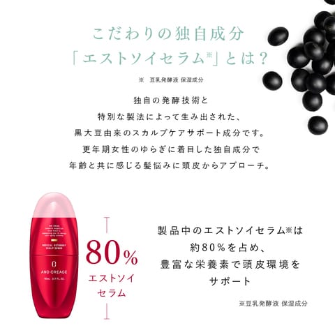 アンド クレアージュ　メディカルエストロジースカルプセラム 7